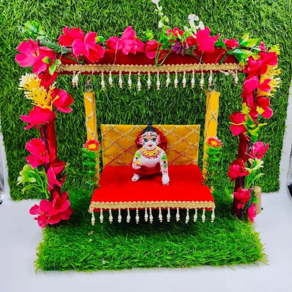 Light Jhula For (0-6no.) Laddu Gopal Ji [ box packing ]