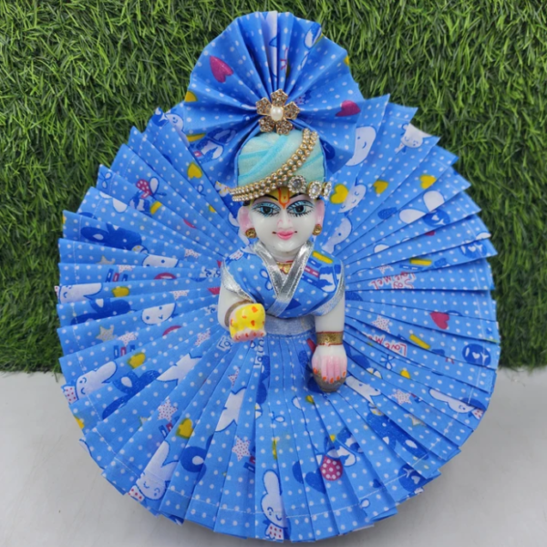 Blue Premium Summer Dress for laddu gopal ji